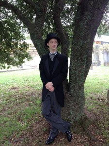 A Parkview student portraying former LR Mayor Woodson.