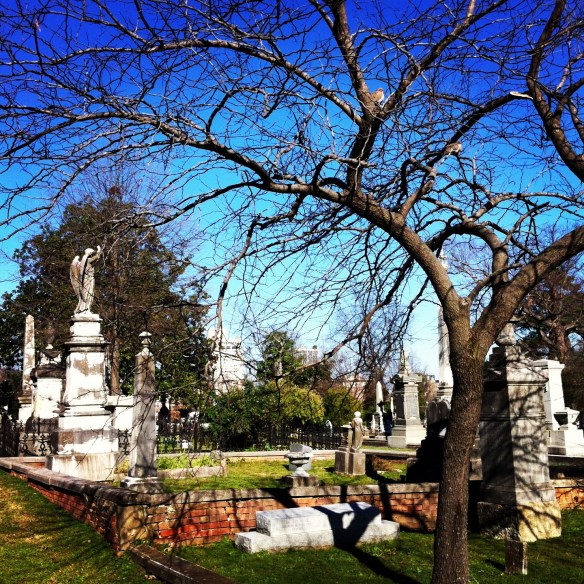 Mount Holly Cemetery in January 2013.