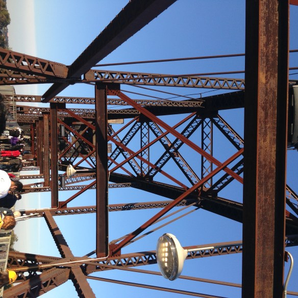 The Clinton Presidential Bridge during the JCA Walk for CommUNITY.