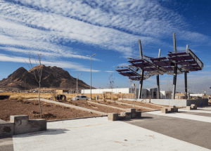 Vistas Cerro Grande Linear Park in Chihuahua City: A Public Mile Designed with and for the Community. Photos by Delfoz.